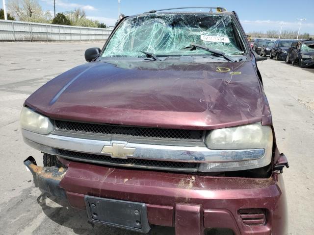 1GNDT13S562314274 - 2006 CHEVROLET TRAILBLAZE LS MAROON photo 5