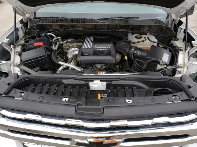 3GCUYEET9MG318601 - 2021 CHEVROLET SILVERADO K1500 RST WHITE photo 11