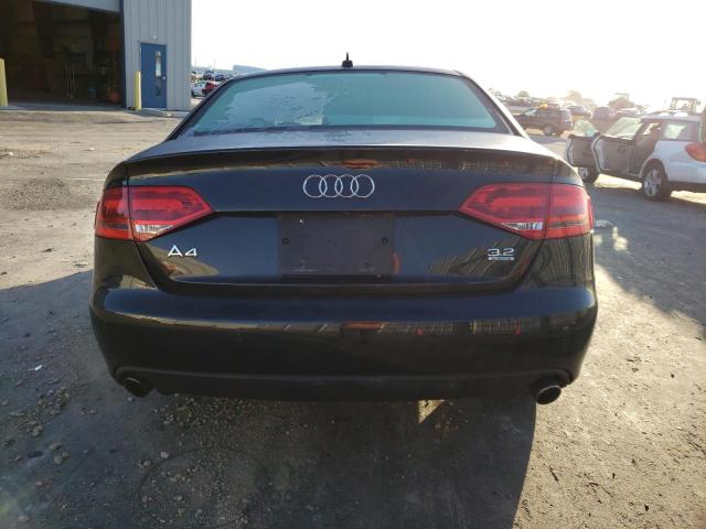 WAULK78KX9N033915 - 2009 AUDI A4 3.2 QUATTRO BLACK photo 6