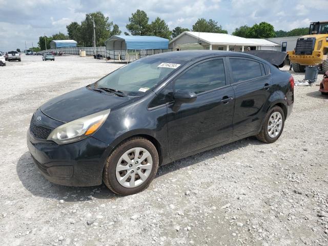 KNADM4A3XD6211521 - 2013 KIA RIO LX BLACK photo 1