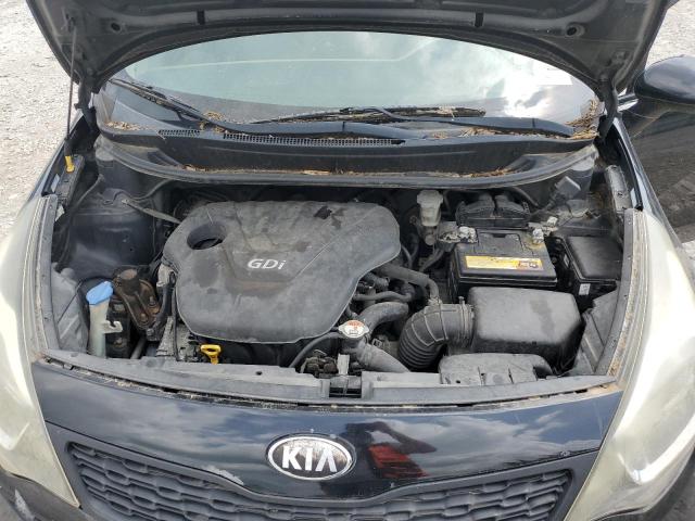 KNADM4A3XD6211521 - 2013 KIA RIO LX BLACK photo 11