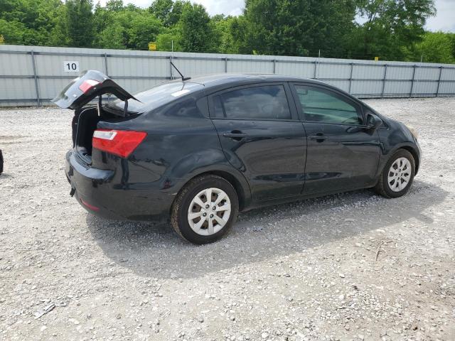 KNADM4A3XD6211521 - 2013 KIA RIO LX BLACK photo 3