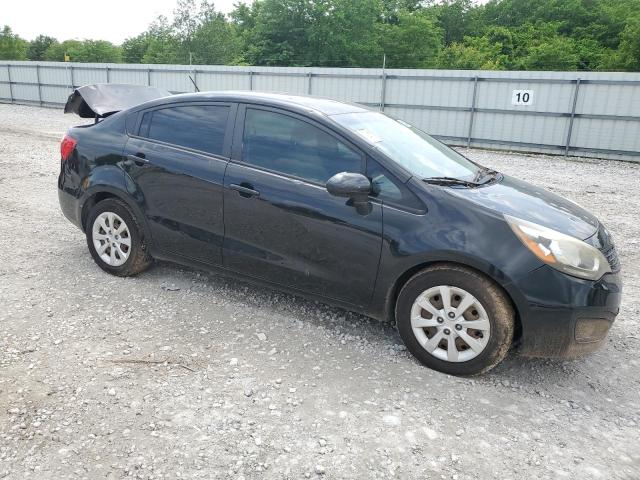 KNADM4A3XD6211521 - 2013 KIA RIO LX BLACK photo 4