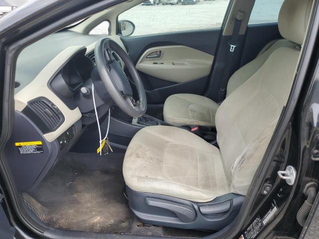 KNADM4A3XD6211521 - 2013 KIA RIO LX BLACK photo 7