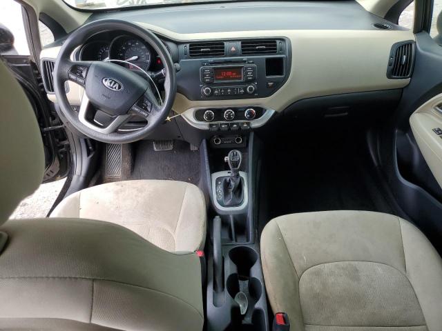 KNADM4A3XD6211521 - 2013 KIA RIO LX BLACK photo 8