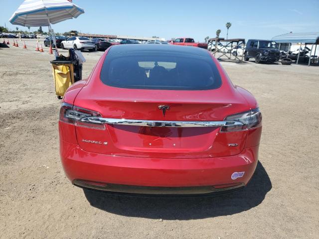 5YJSA1E20JF297943 - 2018 TESLA MODEL S RED photo 6