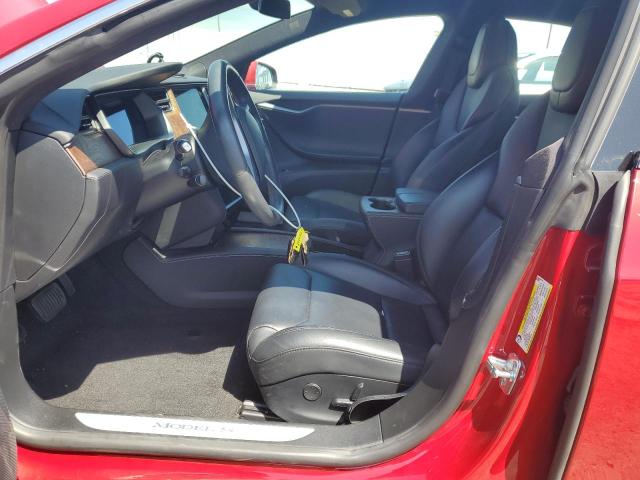 5YJSA1E20JF297943 - 2018 TESLA MODEL S RED photo 7