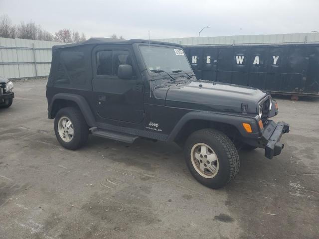 1J4FA29136P741039 - 2006 JEEP WRANGLER / SE BLACK photo 4