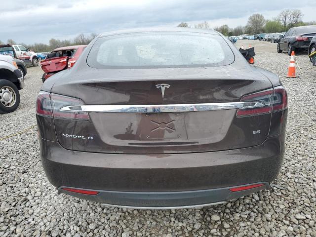 5YJSA1H19EFP51003 - 2014 TESLA MODEL S BROWN photo 6