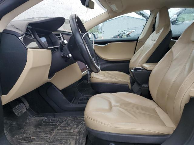 5YJSA1H19EFP51003 - 2014 TESLA MODEL S BROWN photo 7