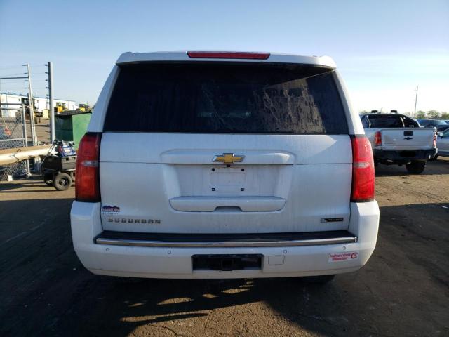 1GNSKJKC2HR349451 - 2017 CHEVROLET SUBURBAN K1500 PREMIER WHITE photo 6