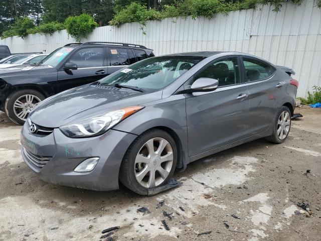 5NPDH4AEXDH418408 - 2013 HYUNDAI ELANTRA GLS GRAY photo 1