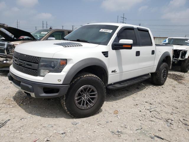 1FTFW1R63DFB82348 - 2013 FORD F150 SVT RAPTOR WHITE photo 1