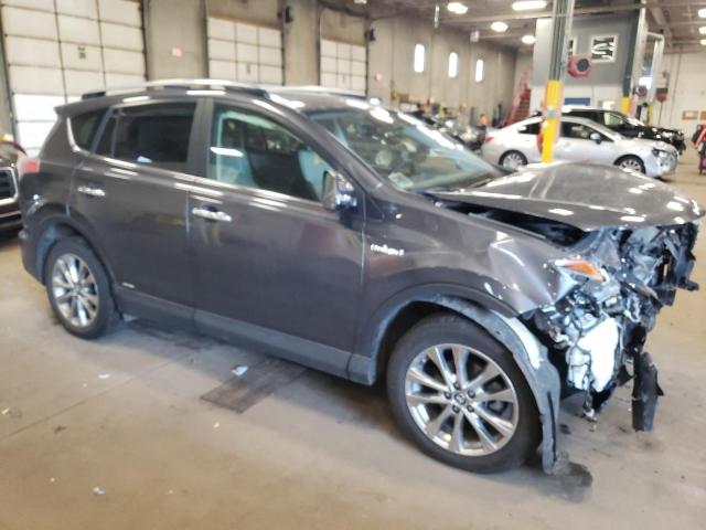 JTMDJREV6HD094350 - 2017 TOYOTA RAV4 HV LIMITED GRAY photo 4