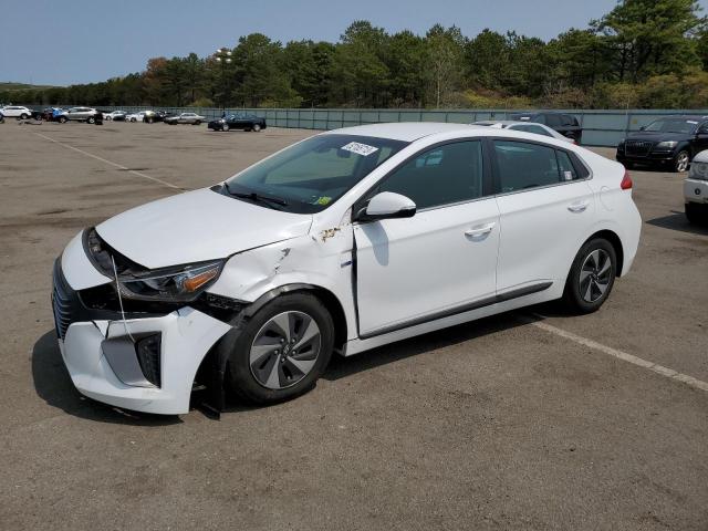 KMHC75LC8HU028155 - 2017 HYUNDAI IONIQ SEL WHITE photo 1