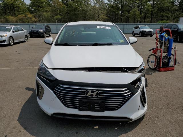 KMHC75LC8HU028155 - 2017 HYUNDAI IONIQ SEL WHITE photo 5