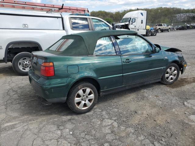 3VWDC21V72M802492 - 2002 VOLKSWAGEN CABRIO GLX 绿色 照片 3