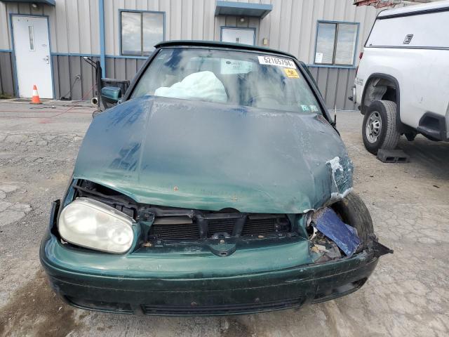 3VWDC21V72M802492 - 2002 VOLKSWAGEN CABRIO GLX 绿色 照片 5