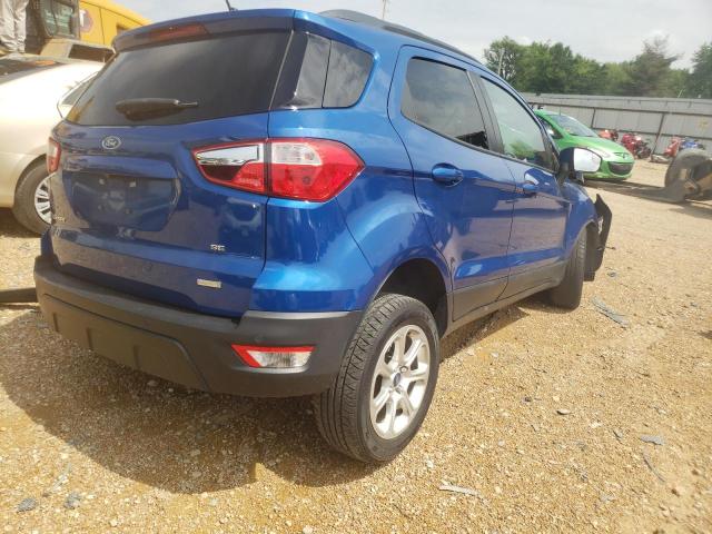 MAJ3P1TE4JC225453 - 2018 FORD ECOSPORT SE BLUE photo 3