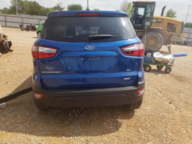 MAJ3P1TE4JC225453 - 2018 FORD ECOSPORT SE BLUE photo 6