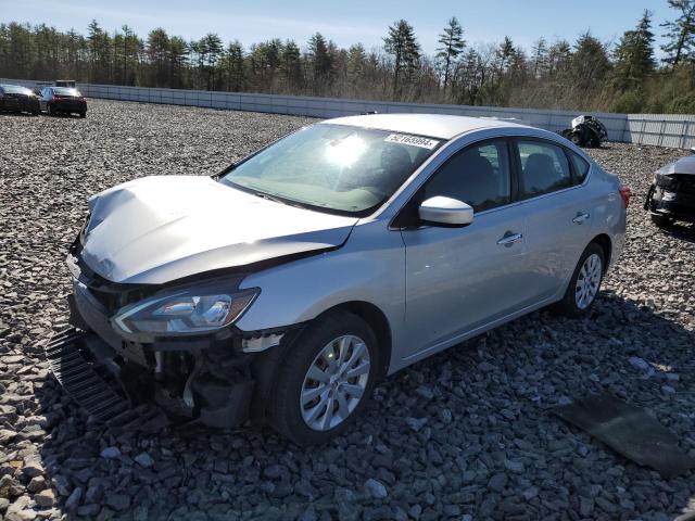 3N1AB7AP0HY353510 - 2017 NISSAN SENTRA S SILVER photo 1