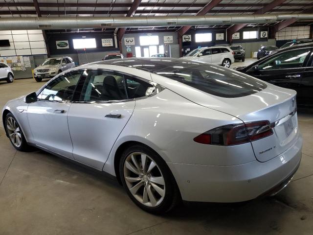 5YJSA1H19EFP57531 - 2014 TESLA MODEL S Gümüş foto 2