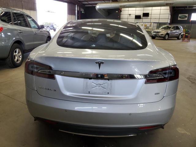 5YJSA1H19EFP57531 - 2014 TESLA MODEL S Gümüş foto 6