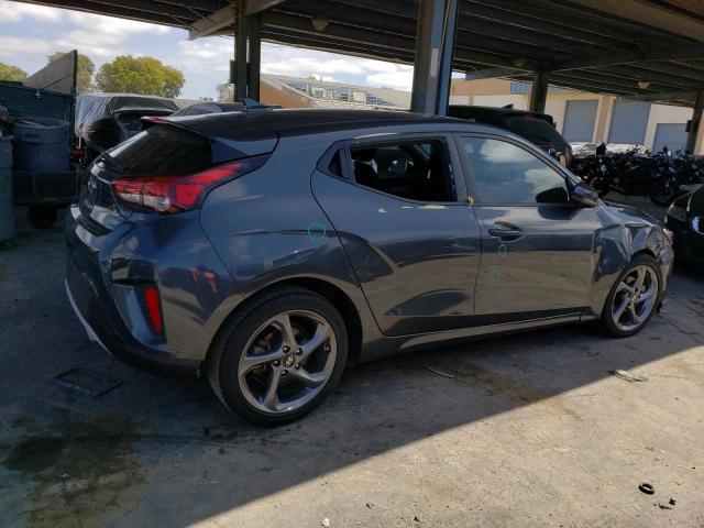 KMHTG6AF0KU009352 - 2019 HYUNDAI VELOSTER BASE GRAY photo 3