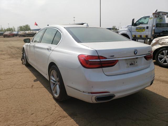 WBA7F2C56GG420666 - 2016 BMW 750I XDRIV XI WHITE photo 2