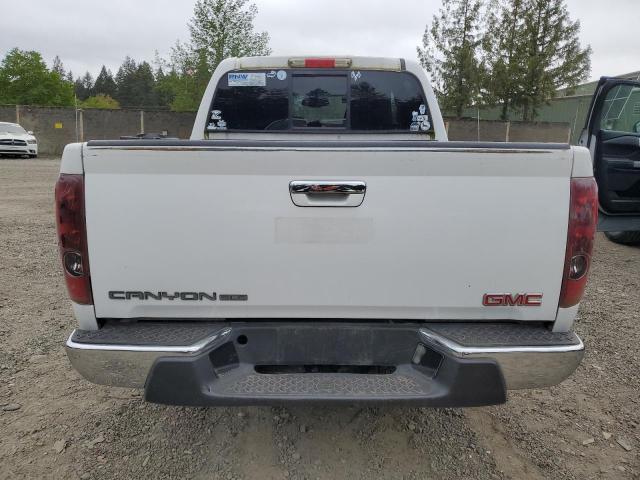 1GTDSCD95A8109496 - 2010 GMC CANYON SLE WHITE photo 6