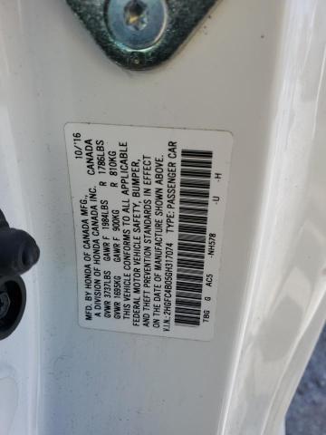 2HGFC4B05GH317074 - 2016 HONDA CIVIC LX 白色 照片 13