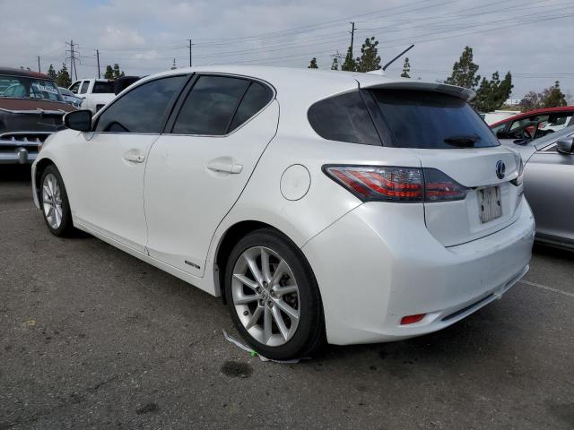 JTHKD5BH0B2038850 - 2011 LEXUS CT 200 WHITE photo 2