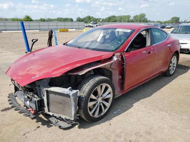 5YJSA1H11EFP45020 - 2014 TESLA MODEL S Rot Foto 1