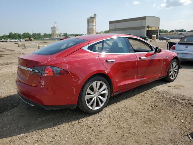 5YJSA1H11EFP45020 - 2014 TESLA MODEL S Rot Foto 3
