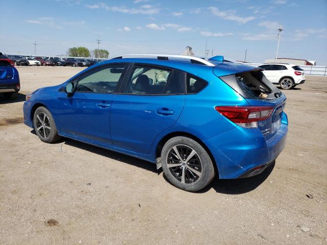 4S3GTAV62N3708930 - 2022 SUBARU IMPREZA PREMIUM BLUE photo 2