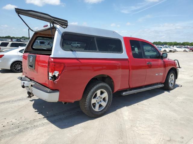 1N6BA06A88N321656 - 2008 NISSAN TITAN XE RED photo 3