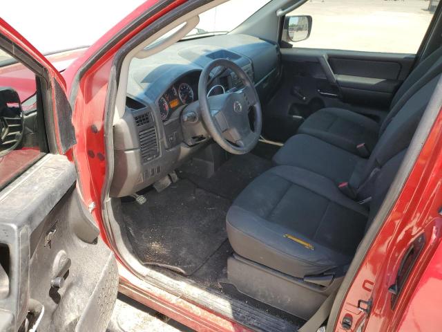 1N6BA06A88N321656 - 2008 NISSAN TITAN XE RED photo 8