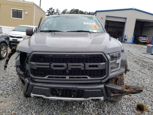 1FTFW1RG8LFC41319 - 2020 FORD F150 RAPTOR GRAY photo 5