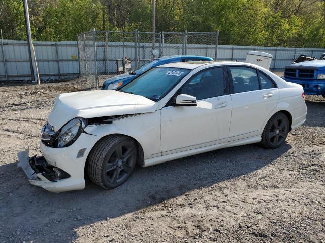 WDDGF8BB5AR123239 - 2010 MERCEDES-BENZ C 300 4MATIC WHITE photo 1