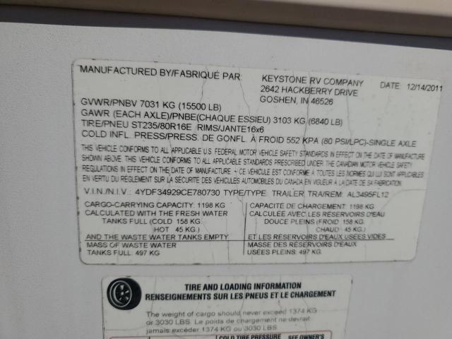 4YDF34929CE780730 - 2012 ALPI 5TH WHEEL 双色 照片 10