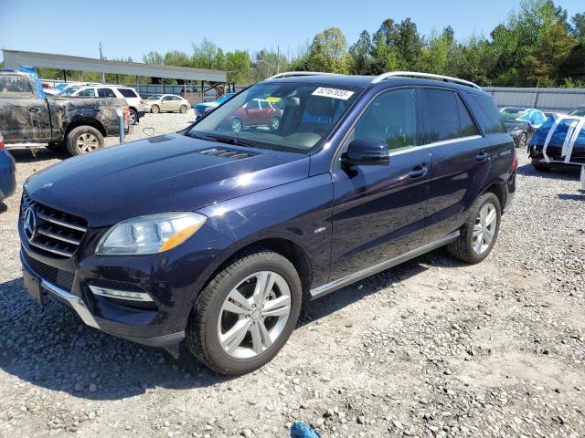 4JGDA5HB3CA020562 - 2012 MERCEDES-BENZ ML 350 4MATIC BLUE photo 1