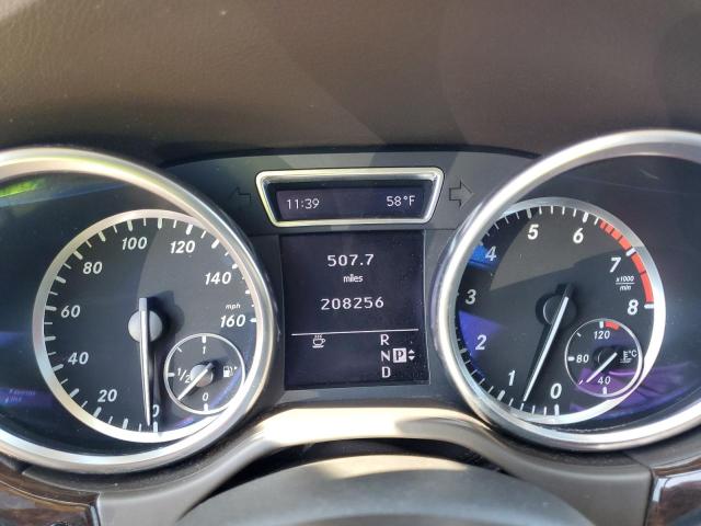 4JGDA5HB3CA020562 - 2012 MERCEDES-BENZ ML 350 4MATIC BLUE photo 9