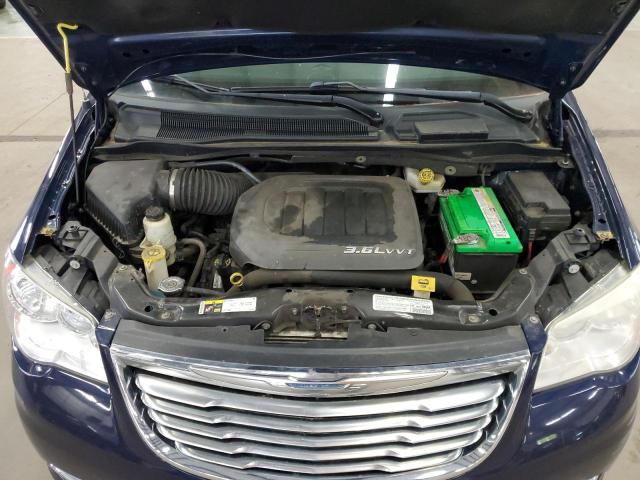 2C4RC1CG1DR682928 - 2013 CHRYSLER TOWN & COU TOURING L BLUE photo 12