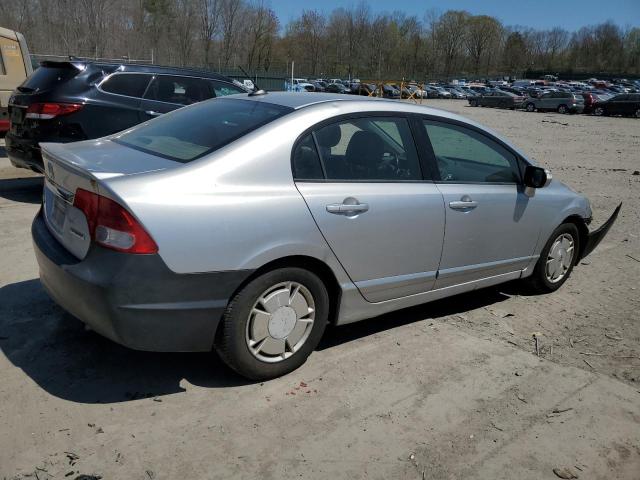 JHMFA36299S018658 - 2009 HONDA CIVIC HYBRID SILVER photo 3