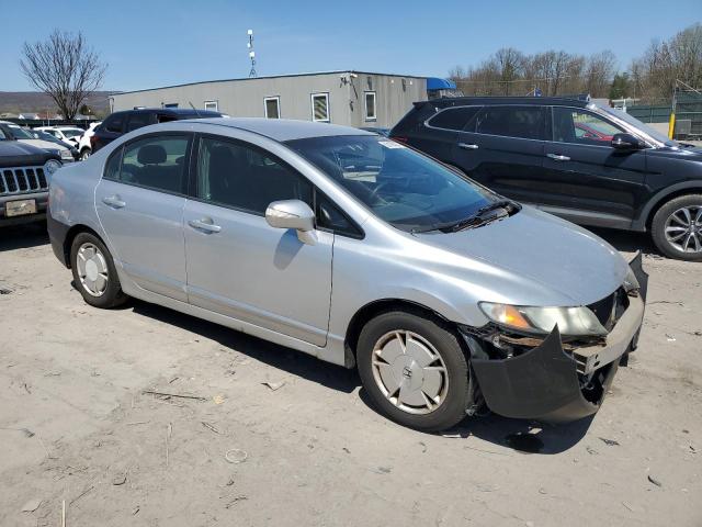 JHMFA36299S018658 - 2009 HONDA CIVIC HYBRID SILVER photo 4