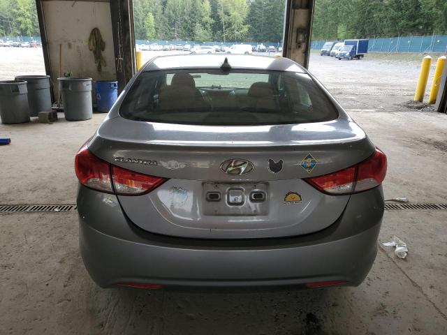 KMHDH4AE1DU545646 - 2013 HYUNDAI ELANTRA GLS GRAY photo 6