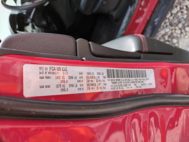 1C4RJFLG7HC913395 - 2017 JEEP GRAND CHER TRAILHAWK RED photo 13