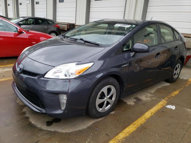 JTDKN3DU8D1673613 - 2013 TOYOTA PRIUS GRAY photo 1