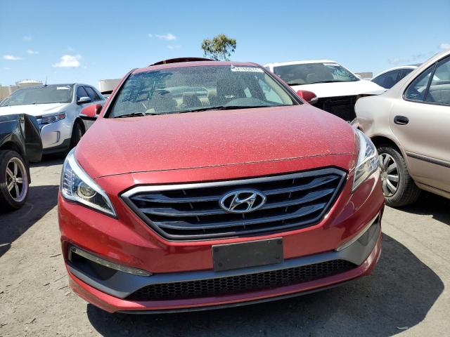 5NPE34AF9HH548181 - 2017 HYUNDAI SONATA SPORT RED photo 5