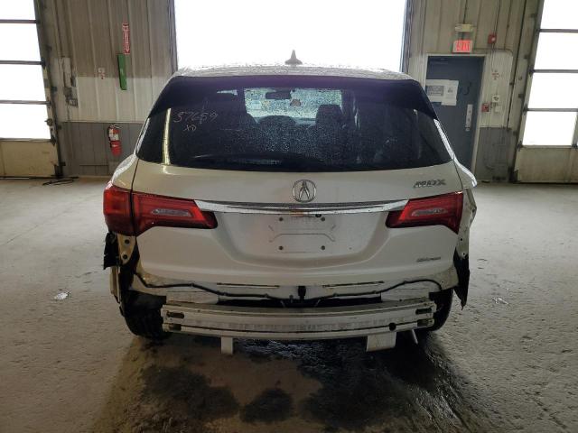 5FRYD4H4XFB021596 - 2015 ACURA MDX TECHNOLOGY WHITE photo 6